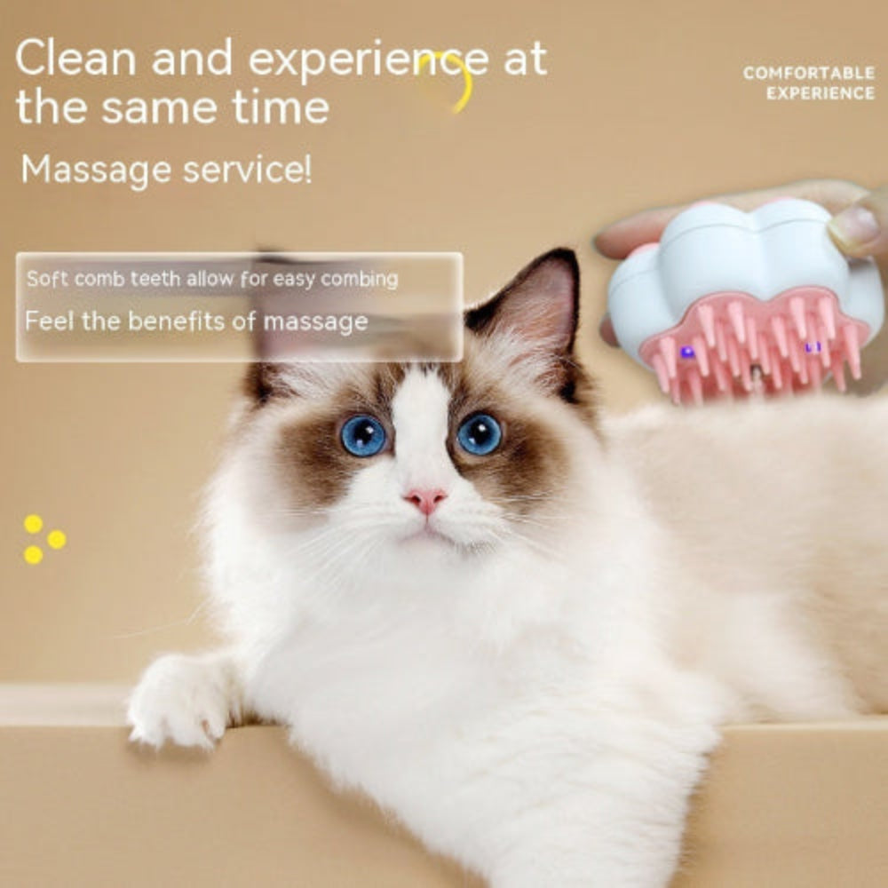 Pet Steam Hair Removal Comb Pet Steam Massage Comb Body Relax And Brush