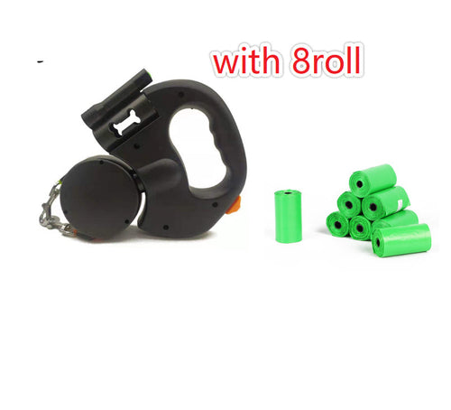 Retractable Dog Leash For Small Dogs Reflective Dual Pet Leash Lead