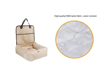 2 In 1 Pet Dog Carrier Folding Car Seat Pad Thickened Multi-purpose